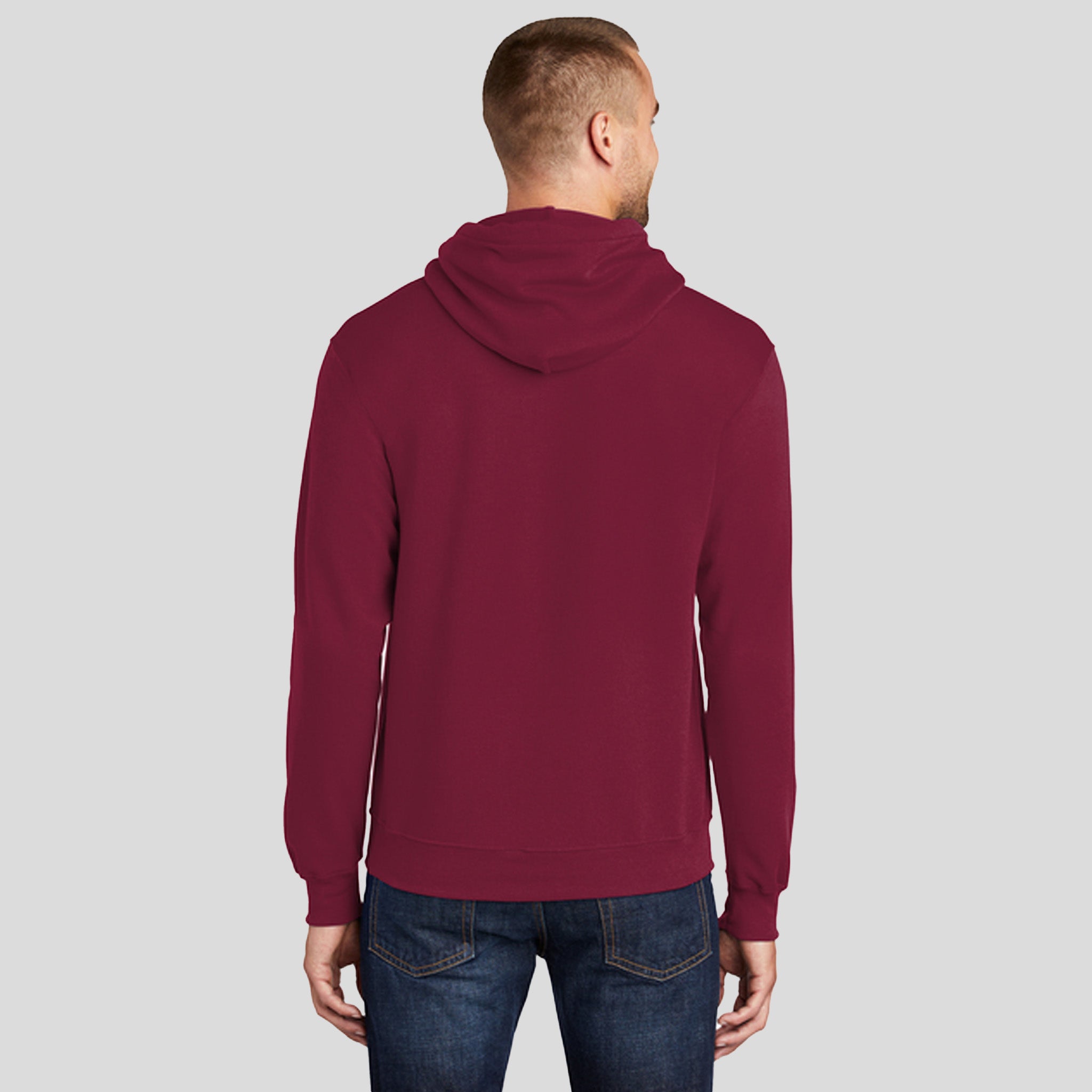 Core Fleece Pullover Hooded Sweatshirt | Cardinal
