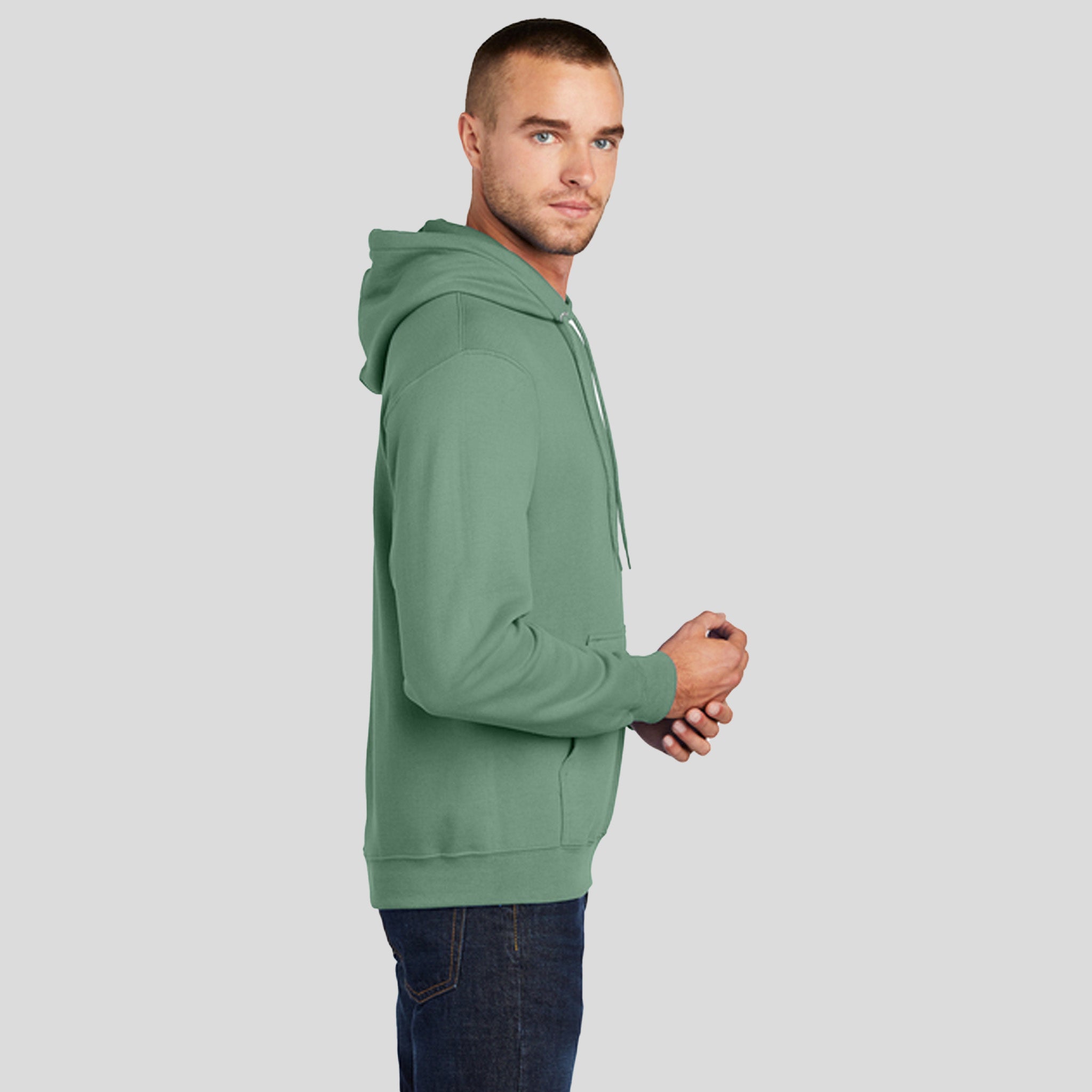 Core Fleece Pullover Hooded Sweatshirt | Laurel Green