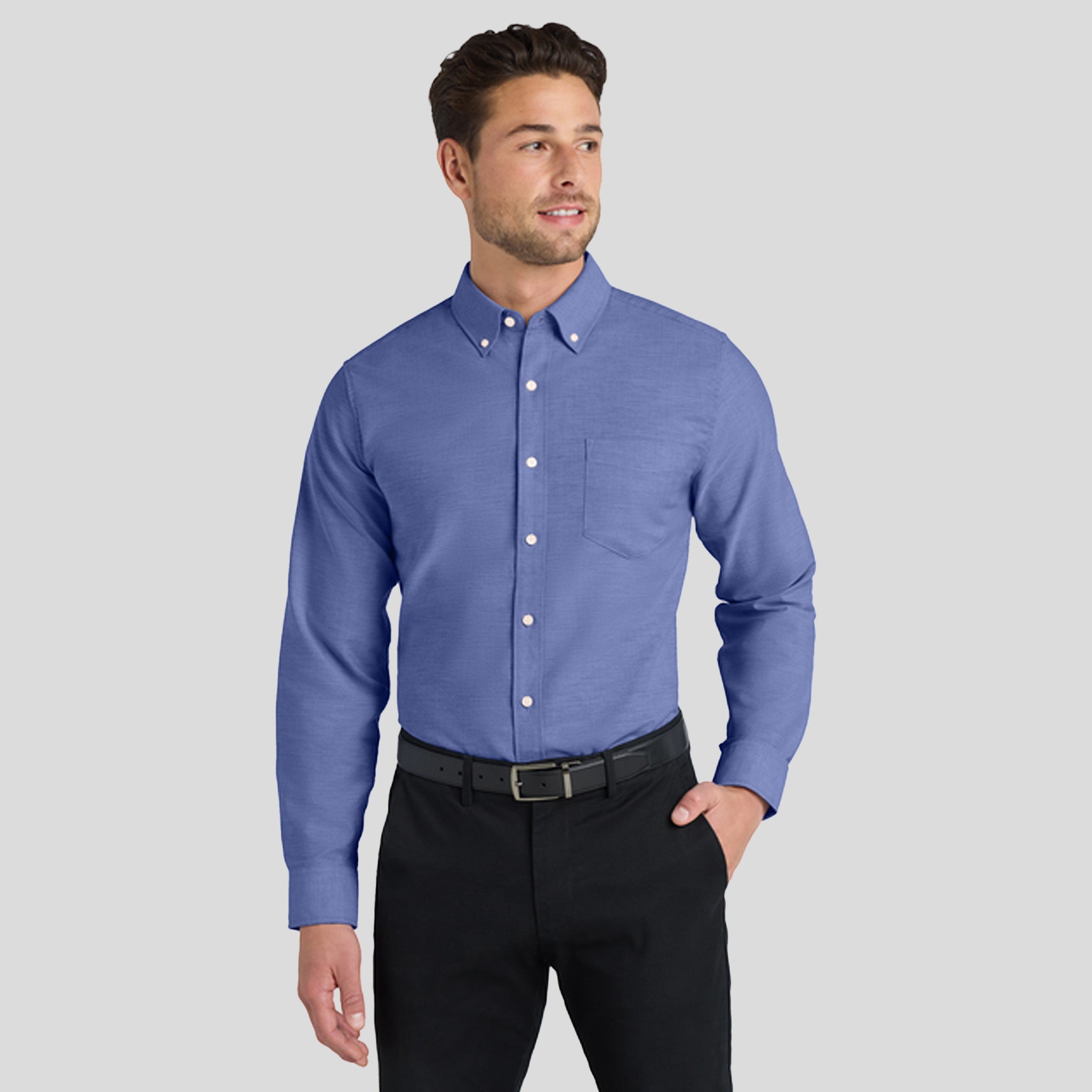 SuperPro™ Oxford Shirt | Navy