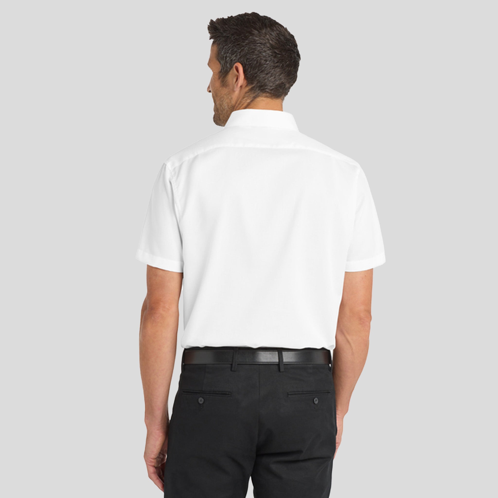 Men's Short Sleeve SuperPro™ Twill Shirt | White