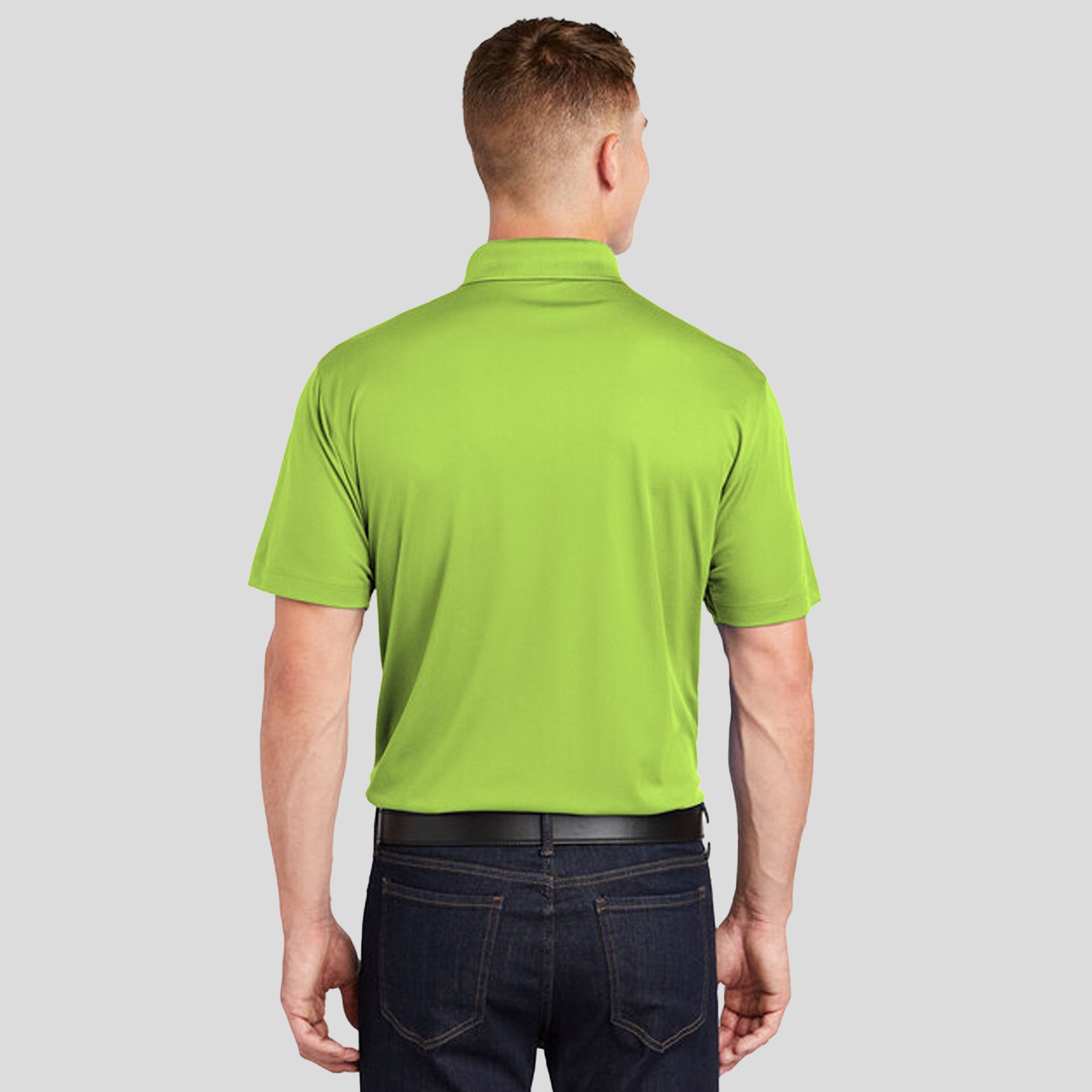 Micropique Sport-Wick® Polo | Lime Shock