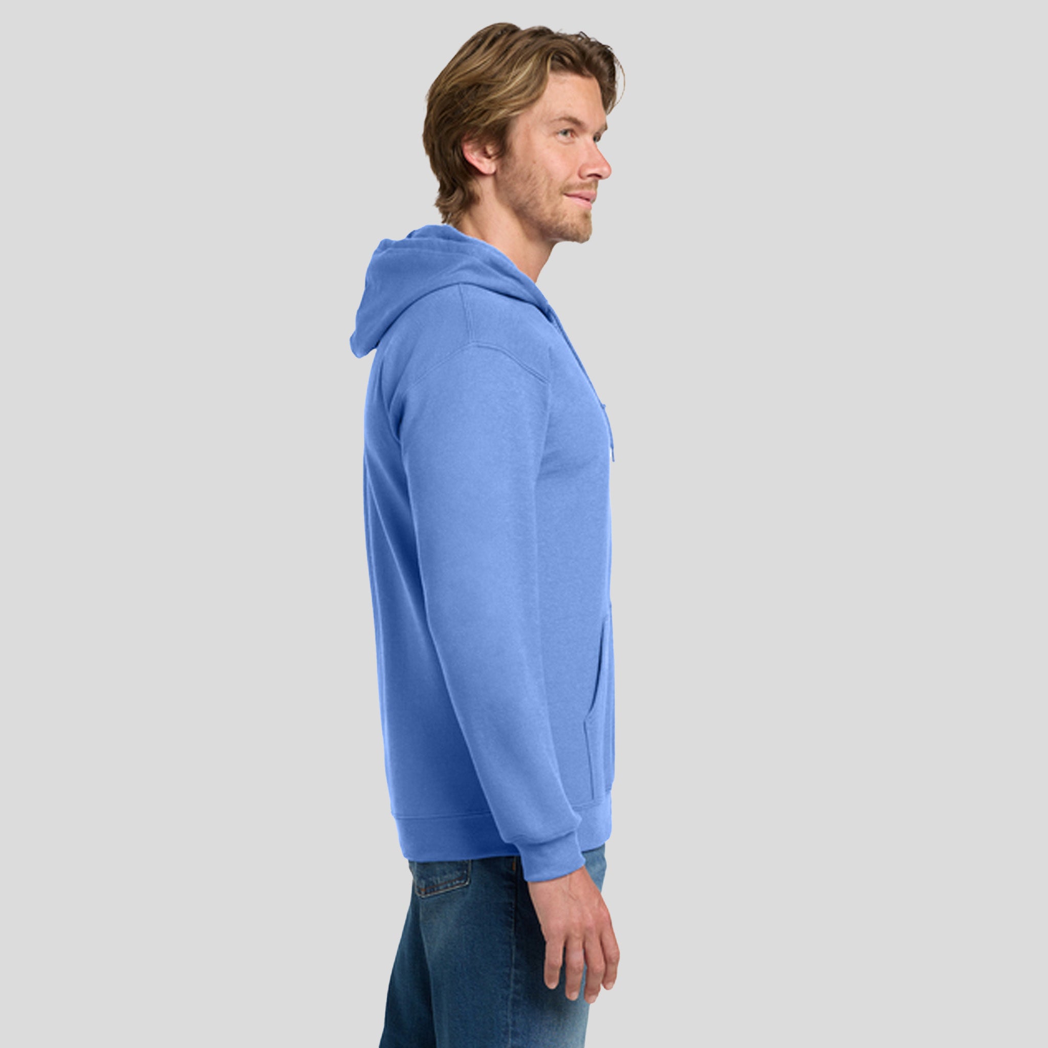 Heavy Blend™ Full-Zip Hooded Sweatshirt | Carolina Blue