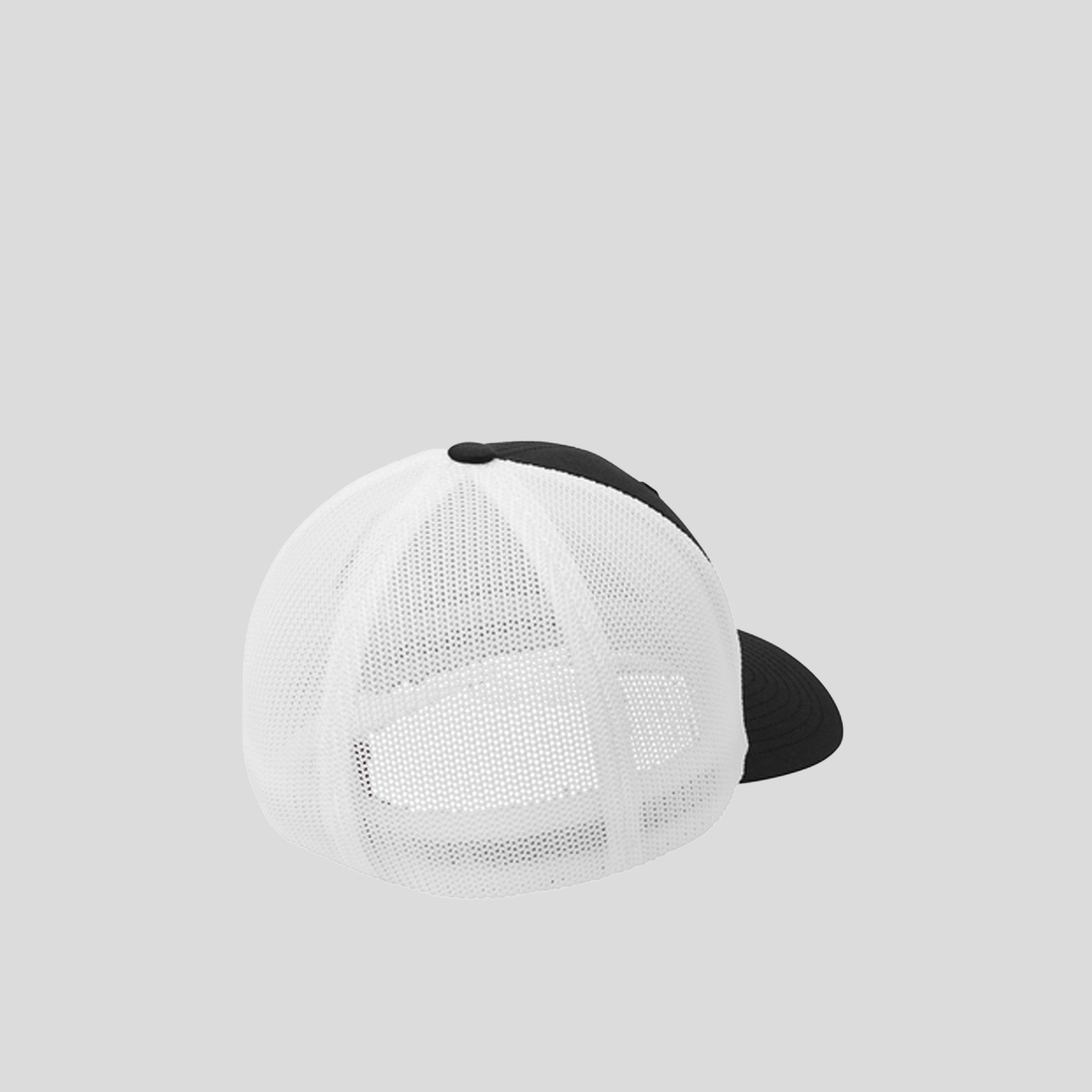Flexfit® Mesh Back Cap | Black/White