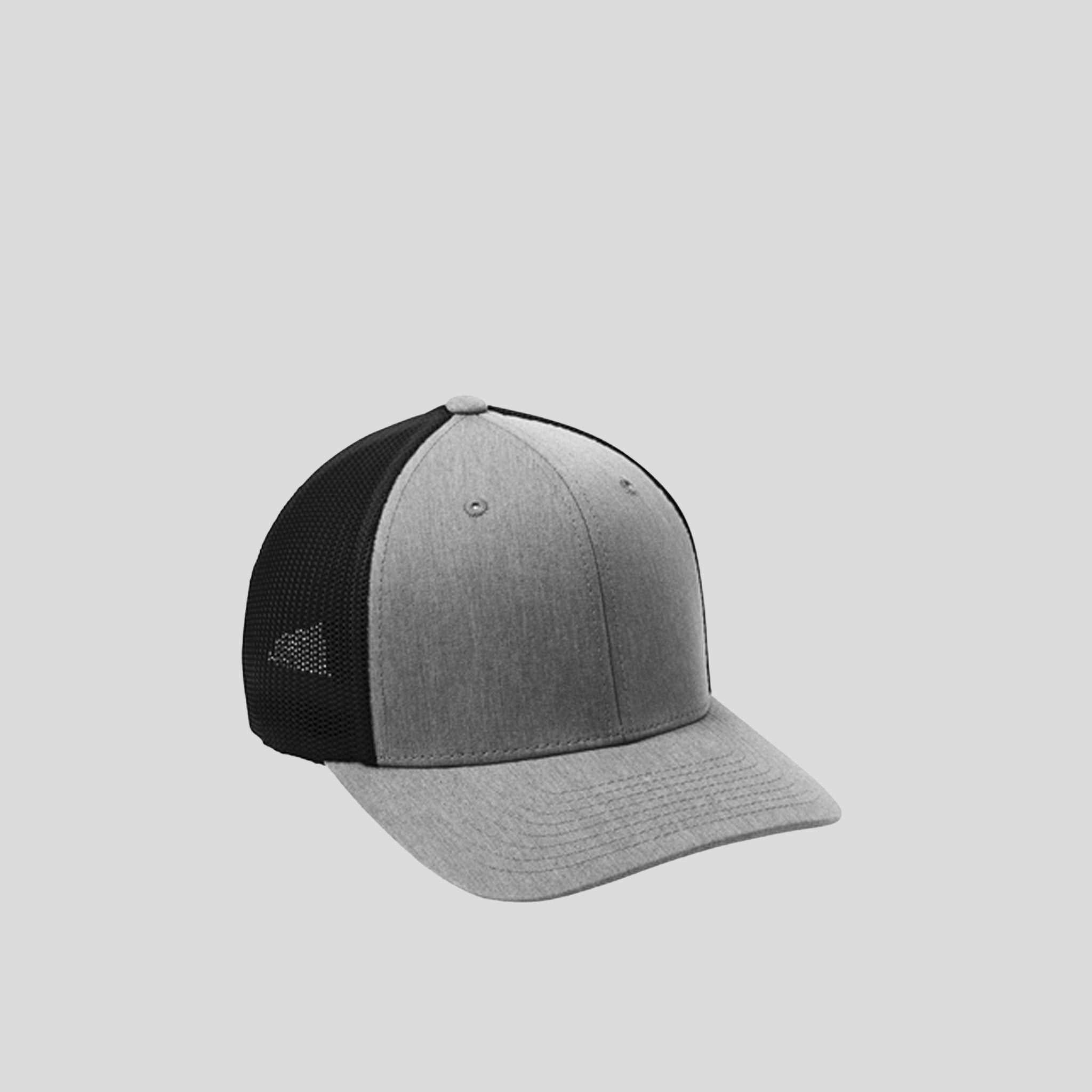 Flexfit® Mesh Back Cap | Heather Grey/Black