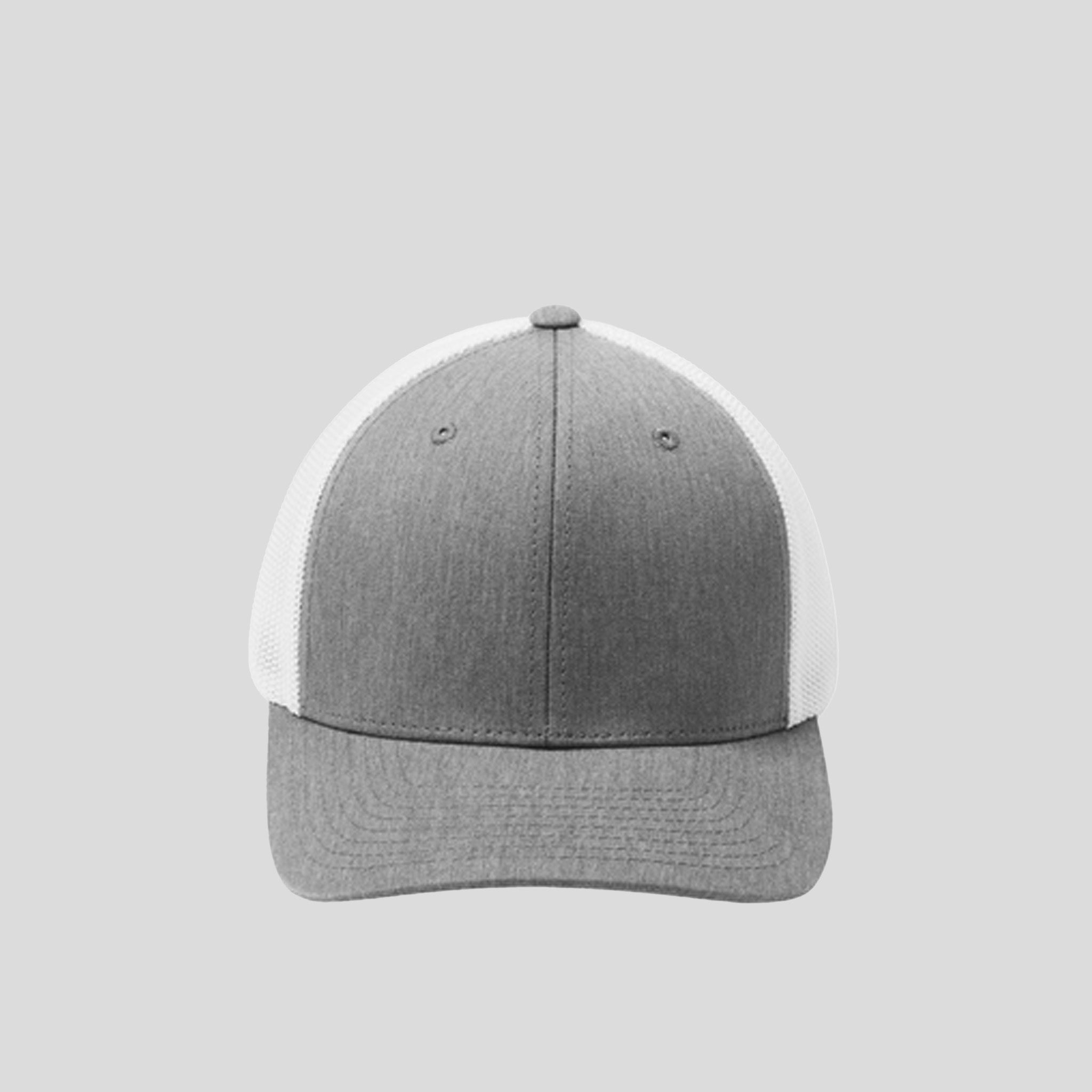 Flexfit® Mesh Back Cap | Heather Grey/White
