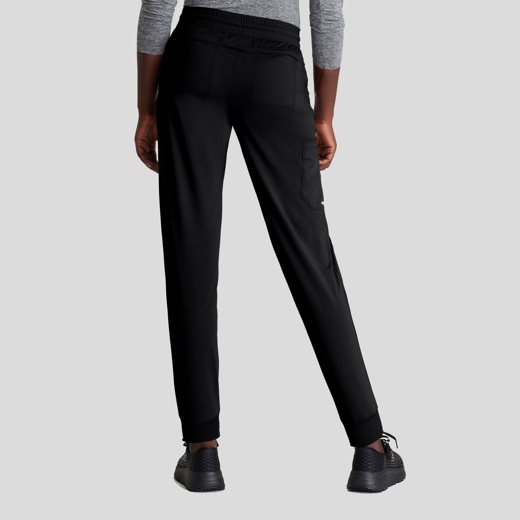 Pace 5-Pocket Ribbed Cuff Jogger | Black