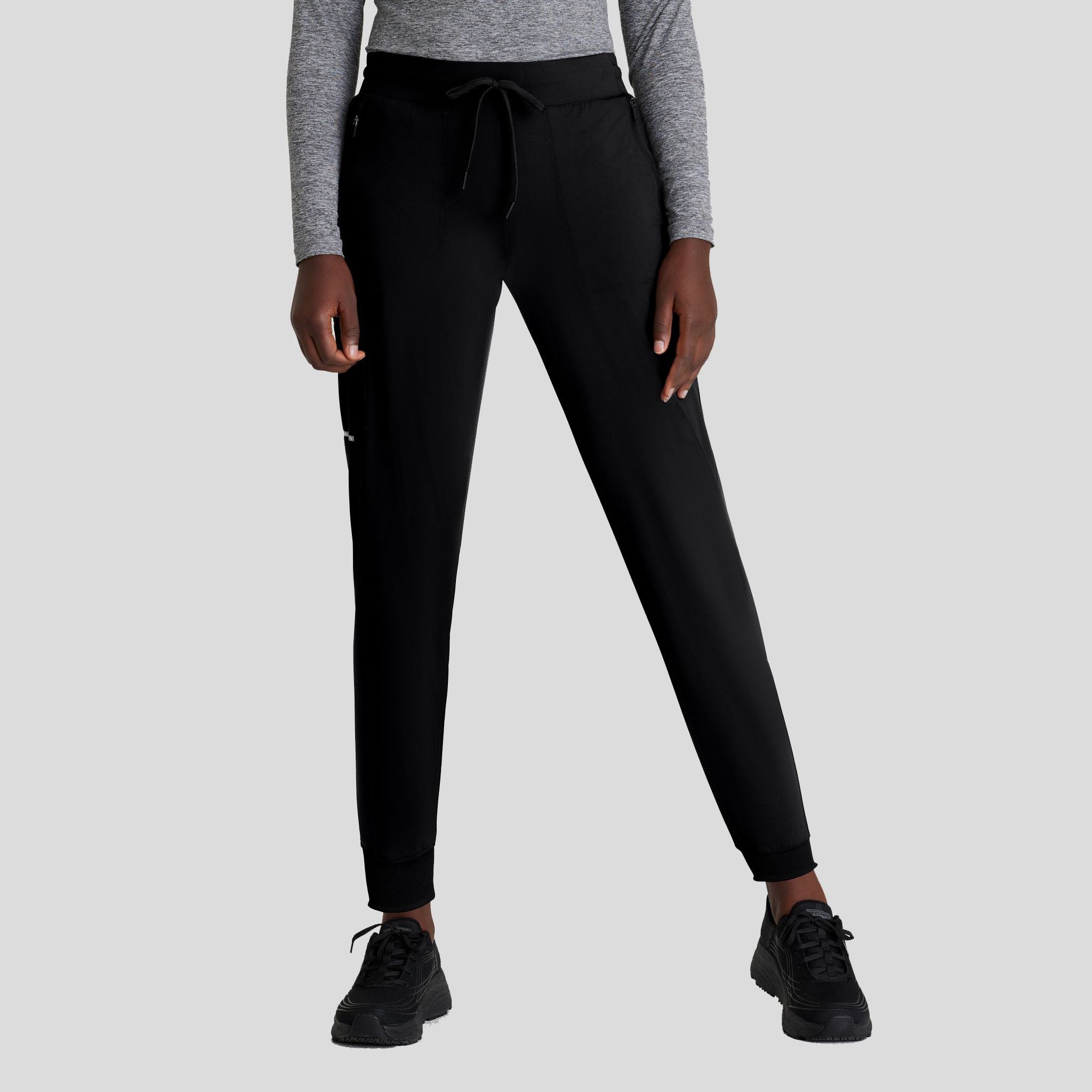 Pace 5-Pocket Ribbed Cuff Jogger | Black
