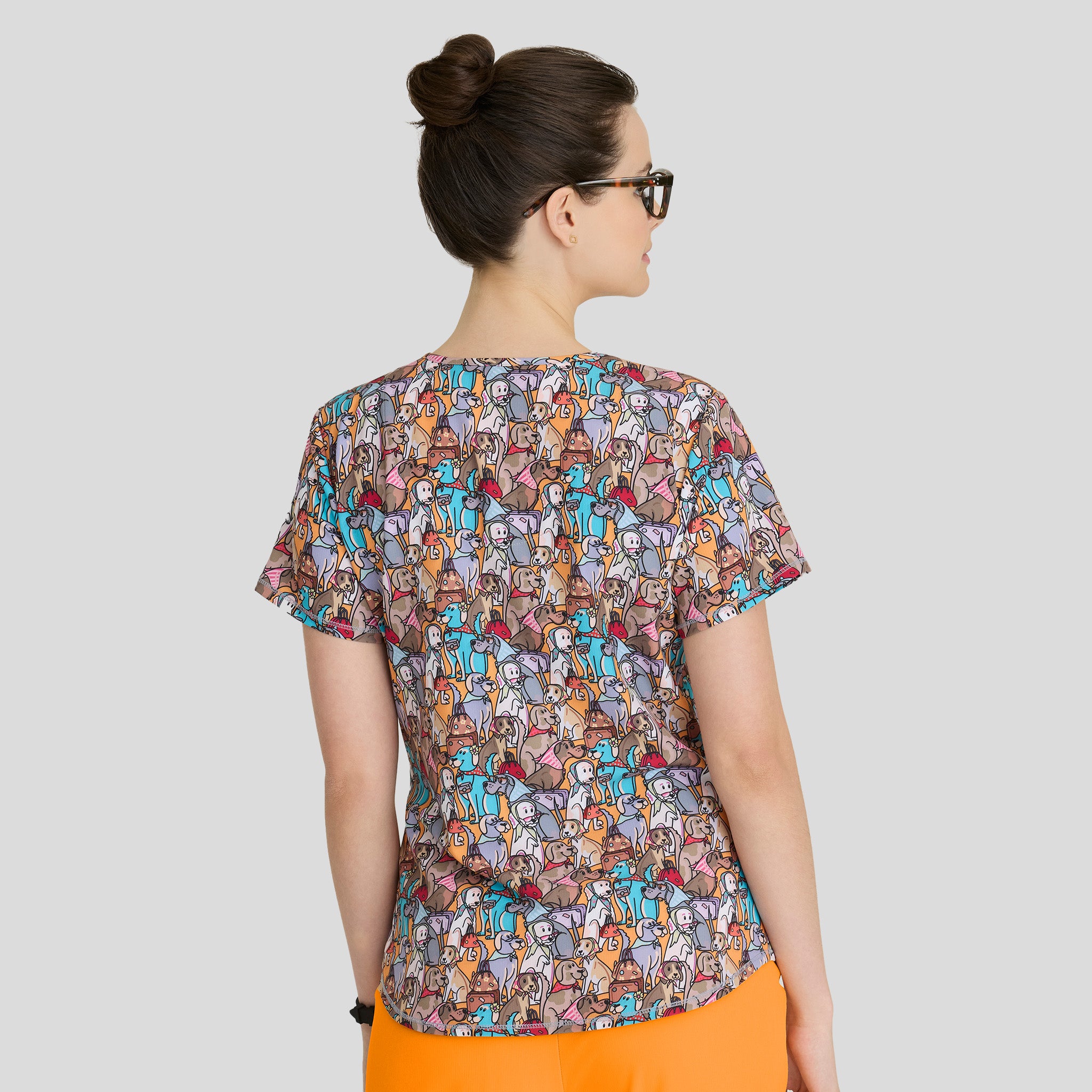 Essence V-Neck Animal Print Top | Travel Retrievers