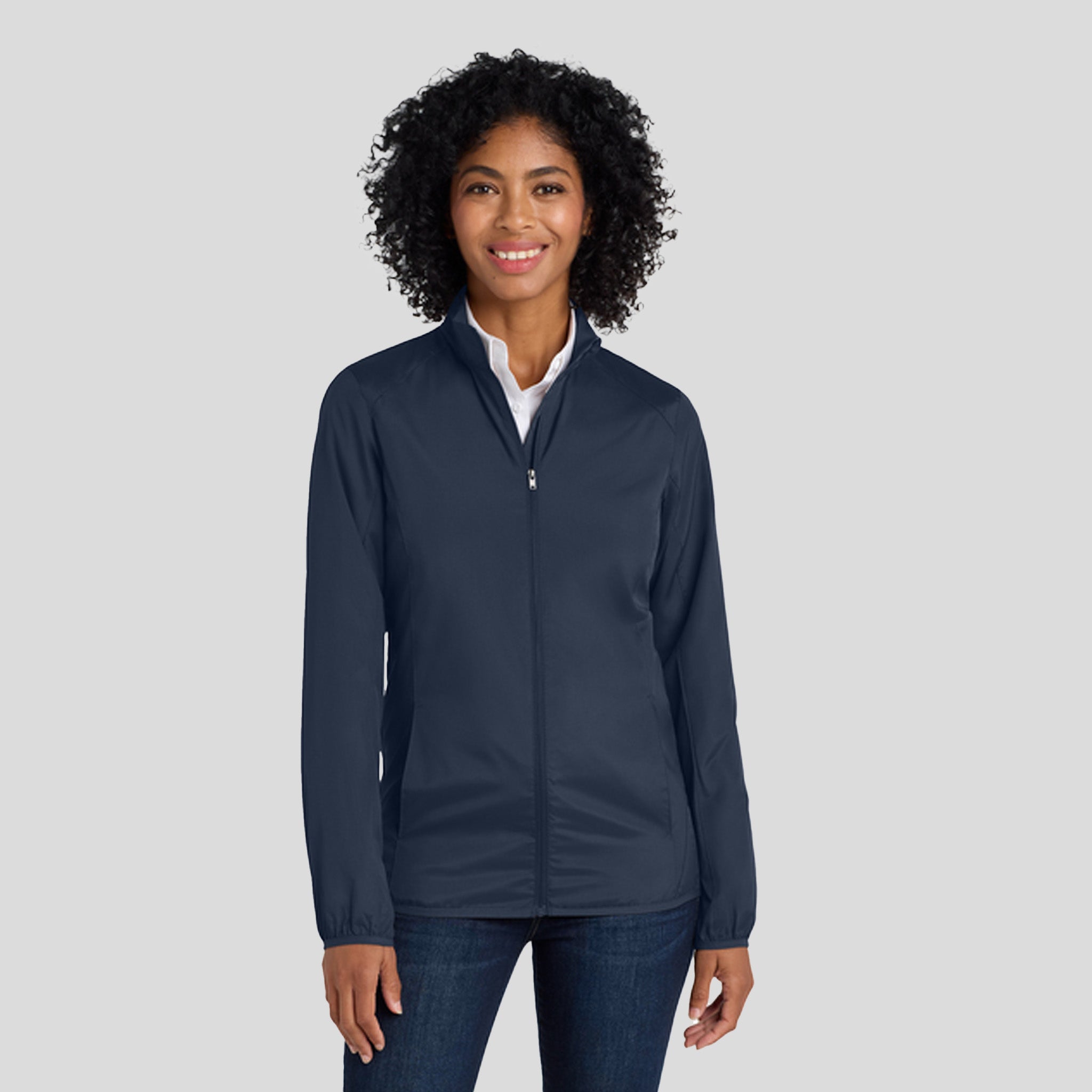 Women's Zephyr Full-Zip Jacket | Dress Blue Navy