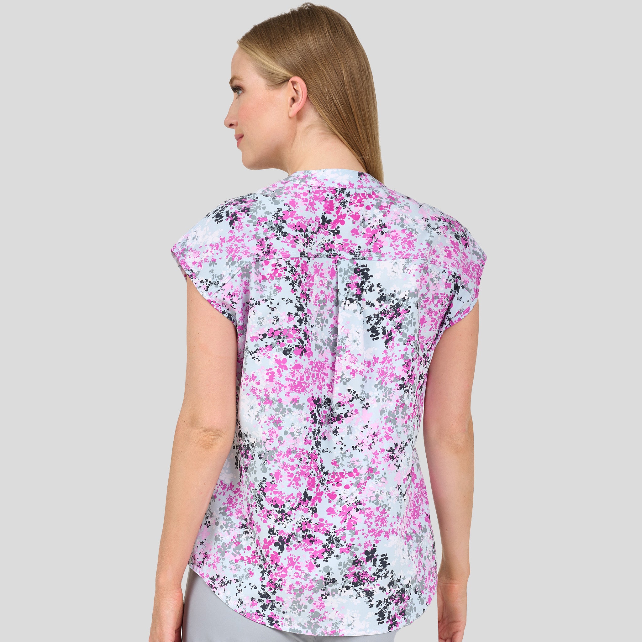 Diana Print Top | Whispering Greys